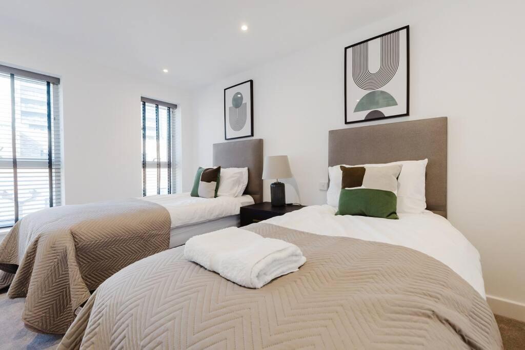 4-level Luxury 2 Bedroom House Sleeps 6, Rooftop, Harry P & Free Parking * Watford (Hertfordshire)